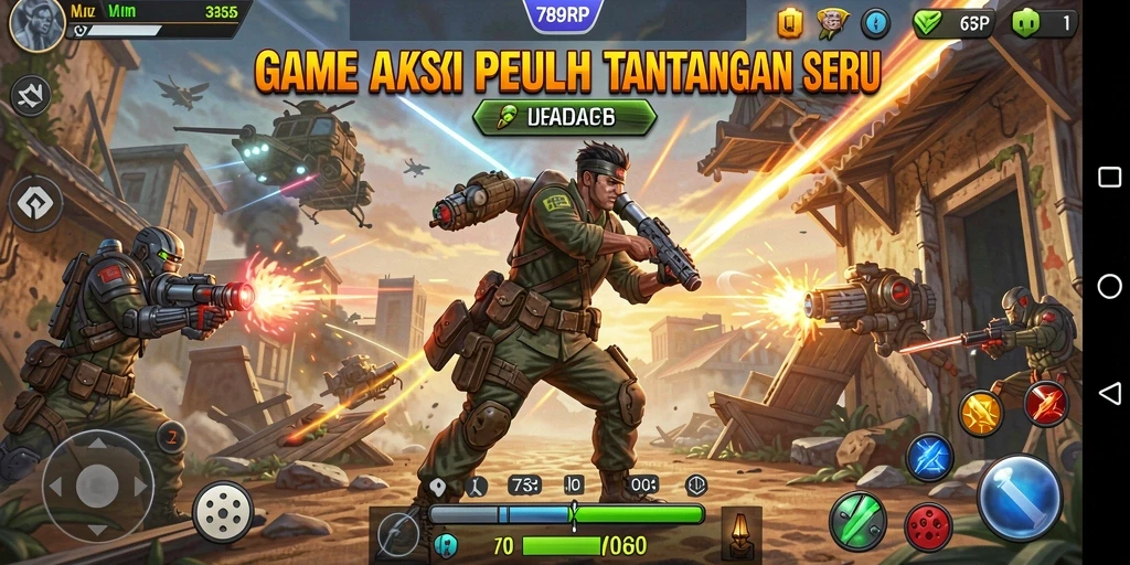 Tampilan gameplay intens dan seru dalam 789RP.