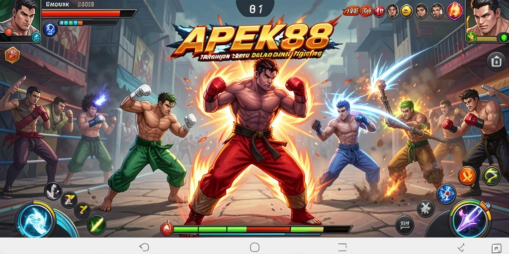 Tampilan aksi seru dalam APEK88 yang memikat.