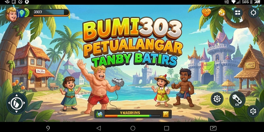 Tampilan gameplay seru dari BUMI303 yang mengasyikkan.