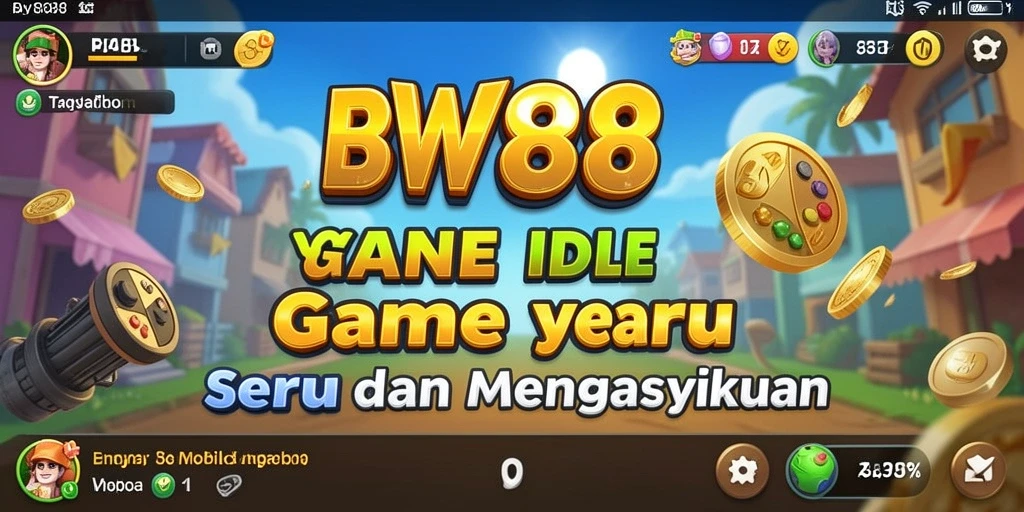 Tampilan menarik dari gameplay Idle BW888 dengan berbagai karakter.