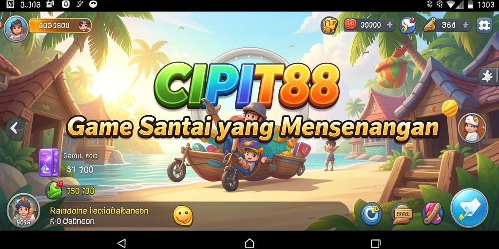 Tangkapan layar permainan menunjukkan leaderboard dan gameplay seru.
