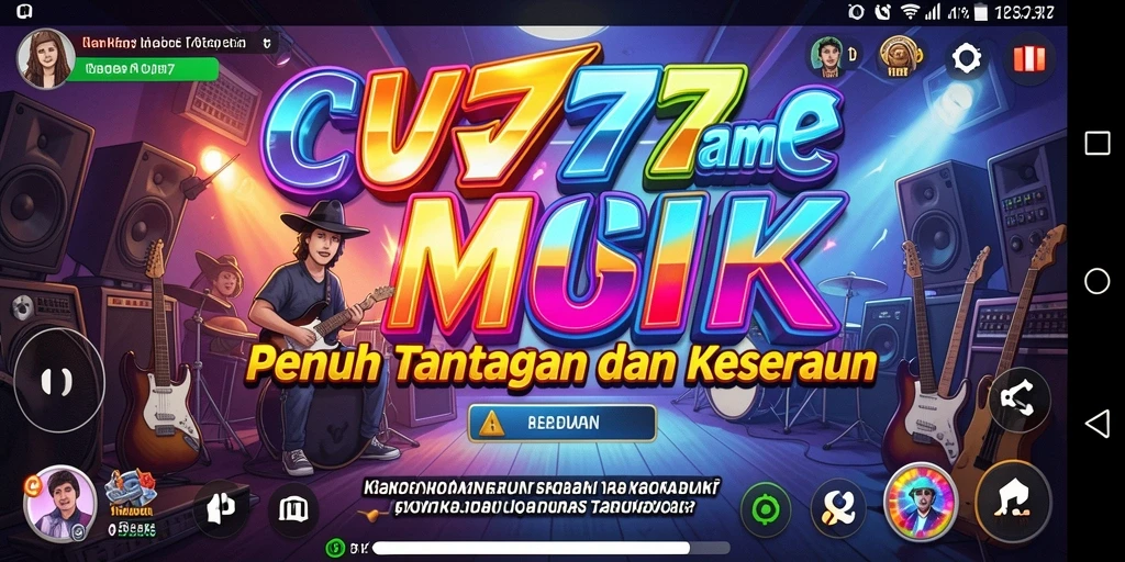 Tampilan menarik dari gameplay CV777 dengan berbagai genre musik.