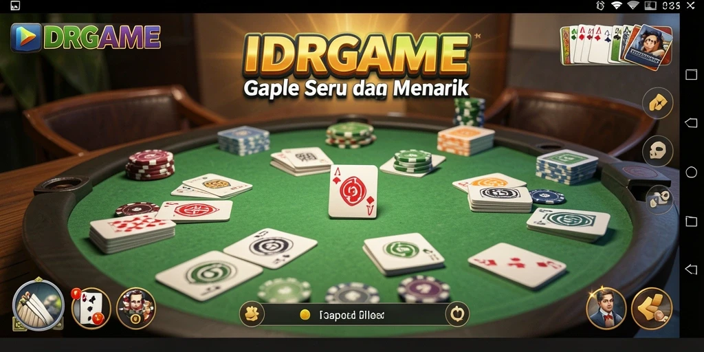 Tampilan gameplay Gaple yang seru dan interaktif.
