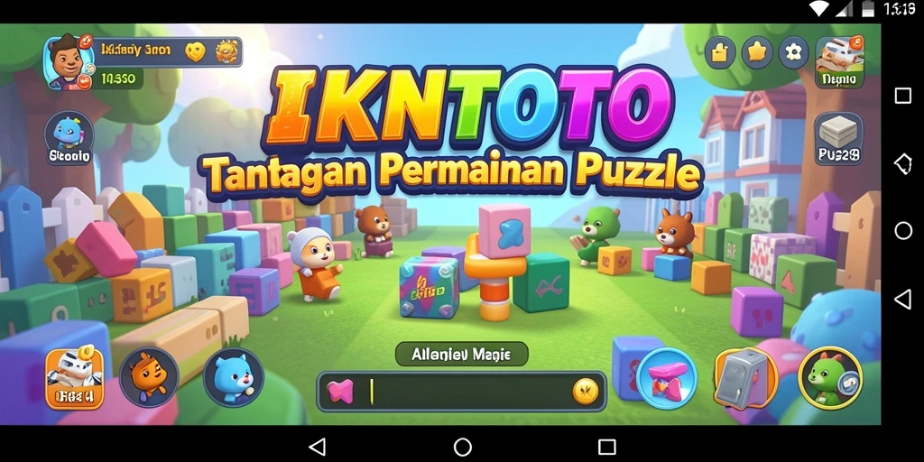 Tampilan gameplay seru dalam IKNTOTO dengan berbagai teka-teki menarik.