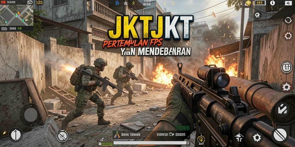 Tampilan menegangkan dari pertempuran di JKTJKT.