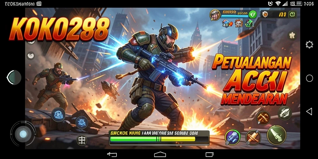 Tampilan gameplay seru KOKO288 dengan aksi mendebarkan.