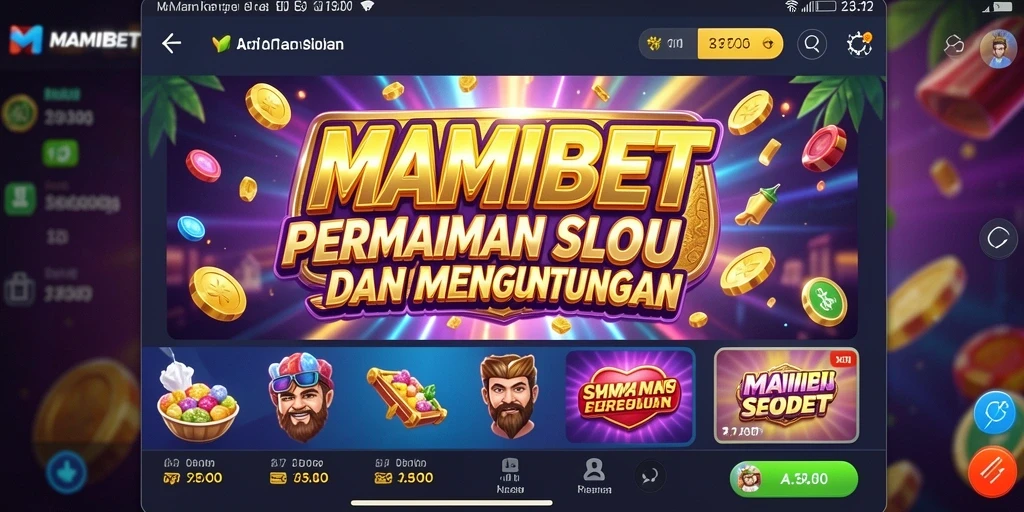 Tampilan gameplay slot MAMIBET yang menarik dan interaktif.