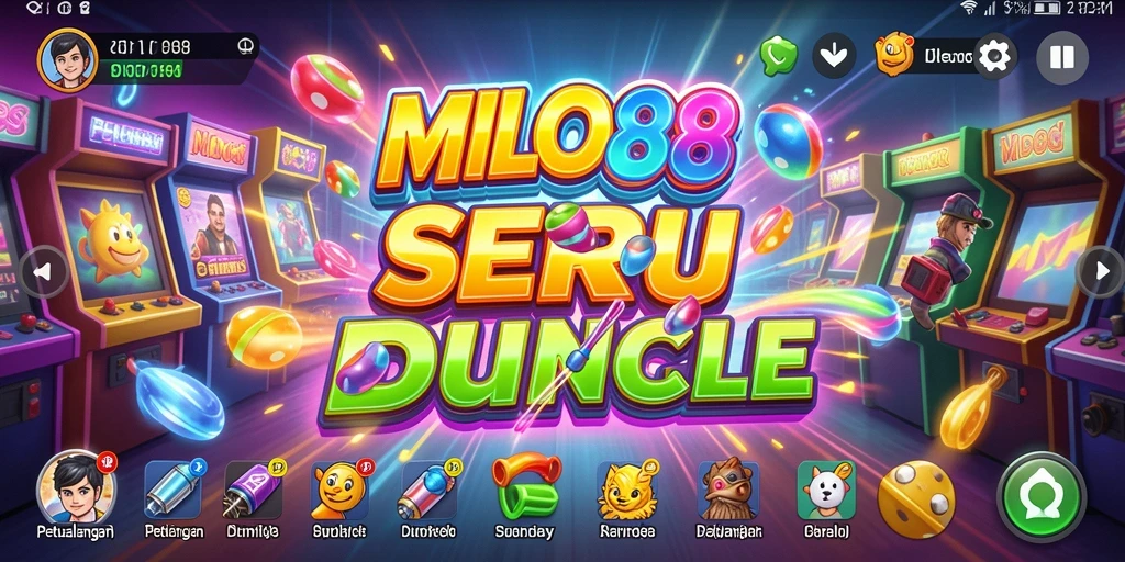 Tampilan gameplay seru dari MILO88 yang penuh aksi.