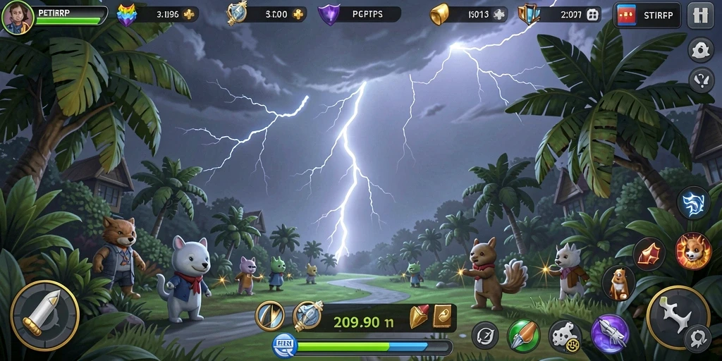 Menampilkan gameplay seru dari PETIRRP yang menghibur.
