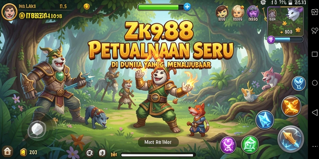 Tampilan gameplay ZK988 yang penuh petualangan dan tantangan menarik.